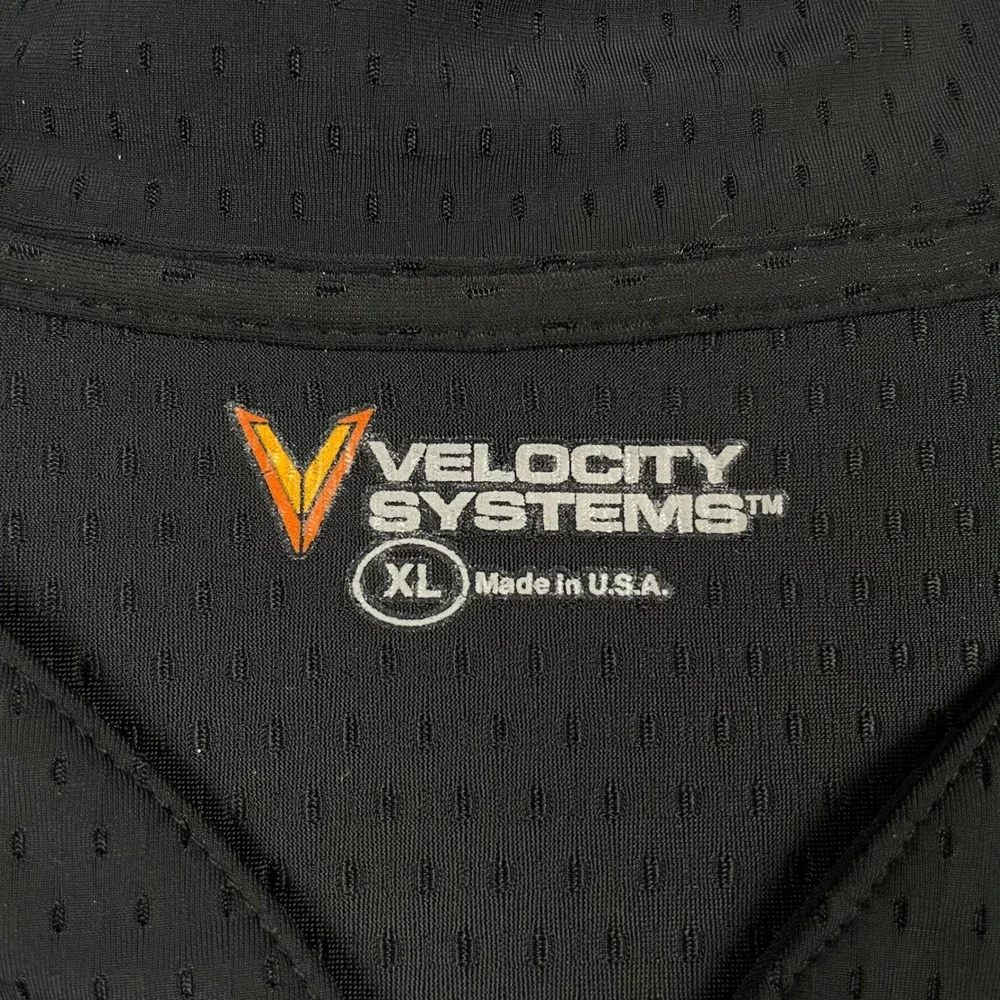 Velocity Systems Boss Rugby Shirt Mens XL Black Tactical Mesh Pocket Sleeve
